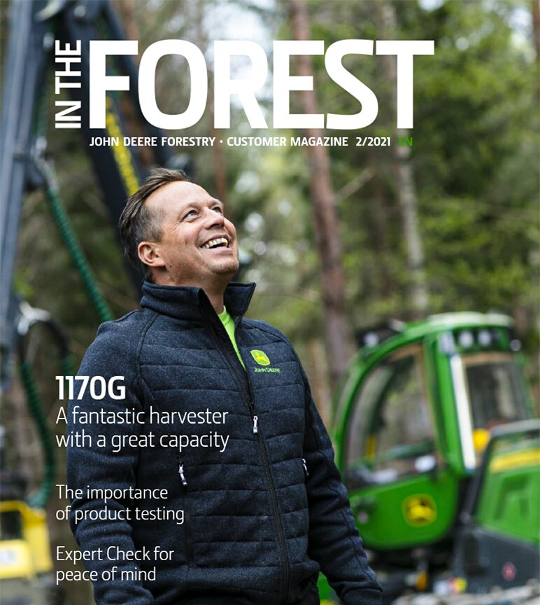 Cover of In The Forest customer magazine