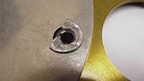 Non-genuine riveted joints are not heat-treated