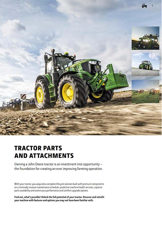 Tractor parts and attachments