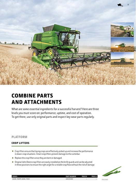 Combine Parts and Attachments 