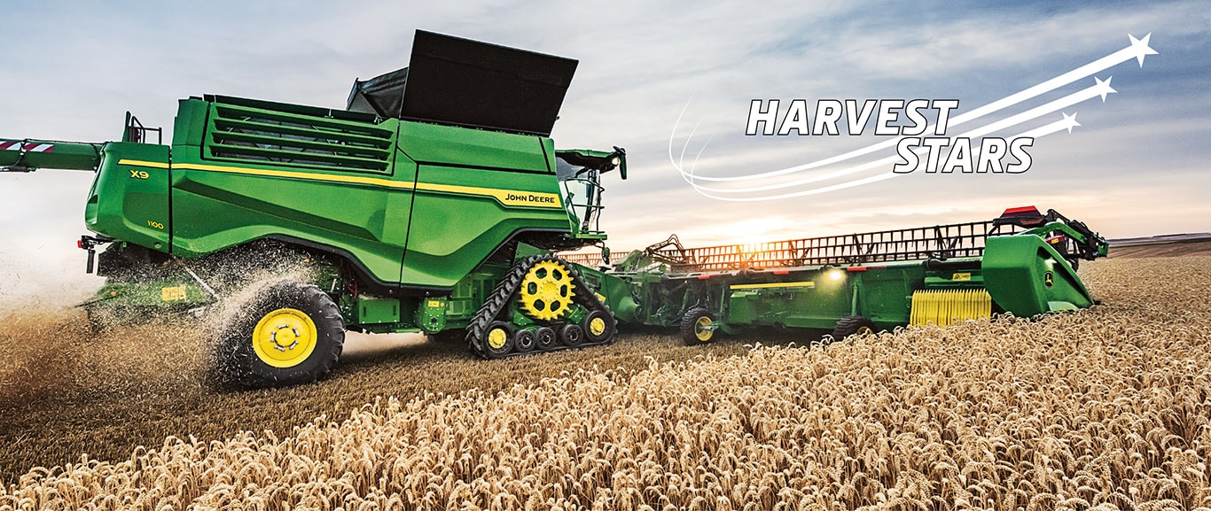 Combine Harvesters from John Deere Efficient Agricultural Technology