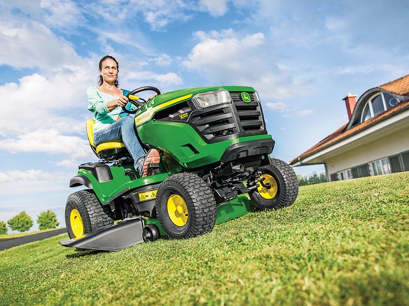 Mulching john deere riding mower deals