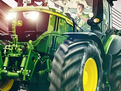 Thumbnail image of a tractor racing game showcasing vibrant visuals and competitive racing scenes